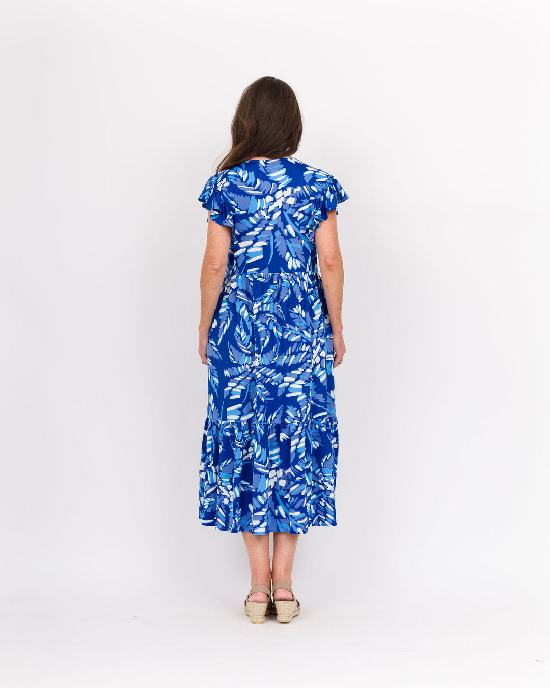 La Mer Luxe Brooke Midi Dress - Cobalt  Jungle