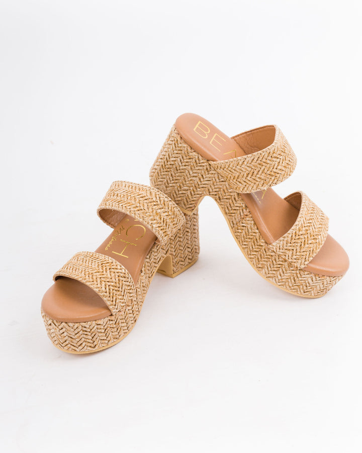 Beach by Matisse Ocean Ave Platform Sandal-Camel