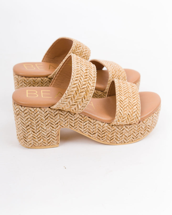 Beach by Matisse Ocean Ave Platform Sandal-Camel