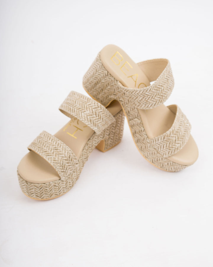 Beach by Matisse Ocean Ave Platform Sandal-Taupe