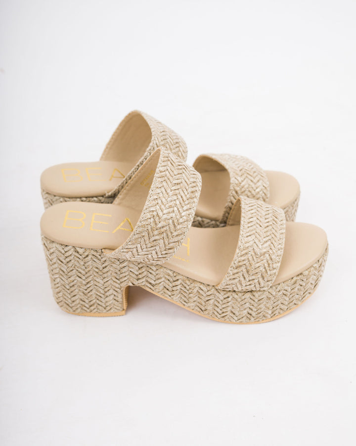 Beach by Matisse Ocean Ave Platform Sandal-Taupe