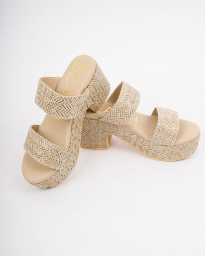 Beach by Matisse Ocean Ave Platform Sandal-Taupe