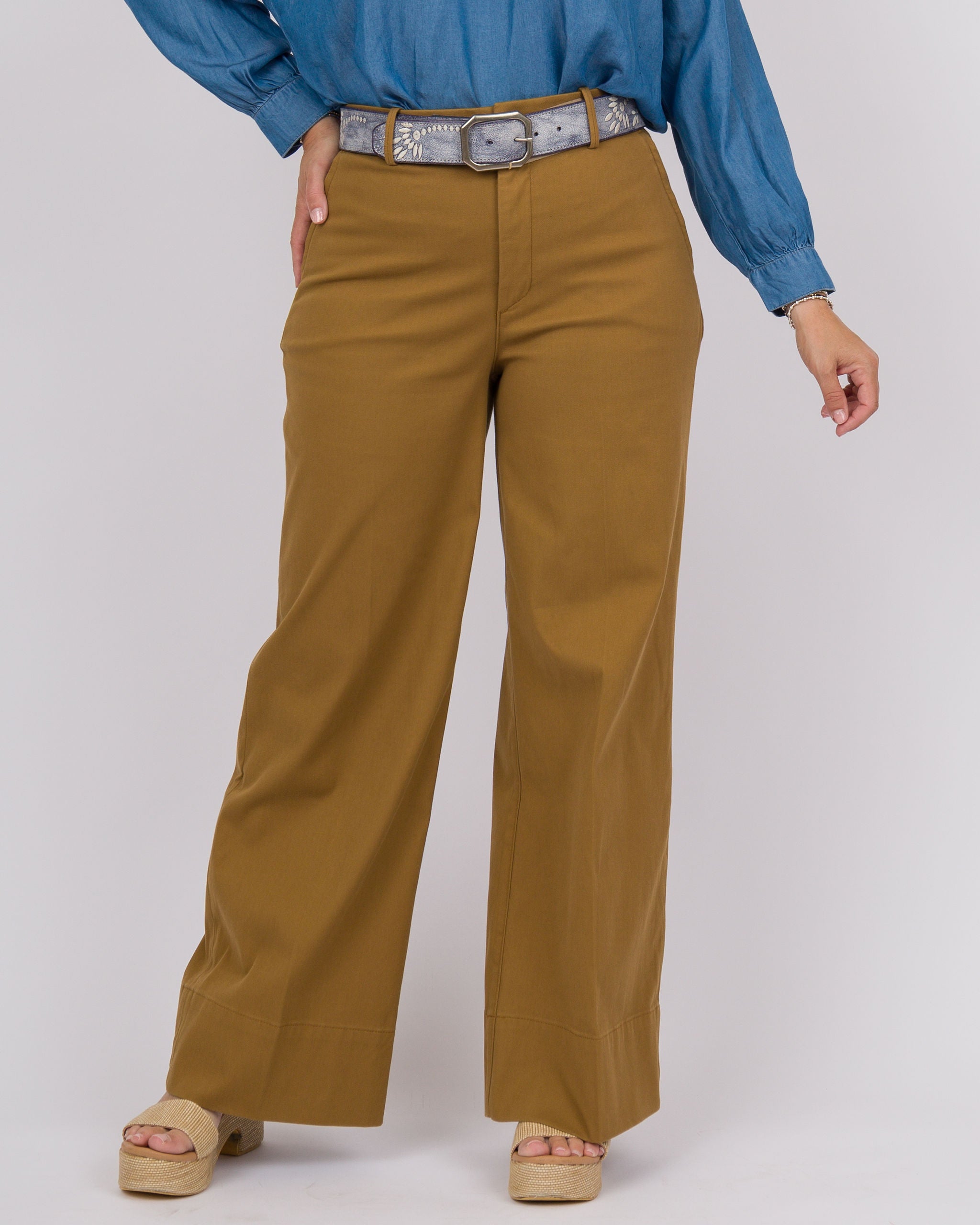 Spanx Stretch Twill Wide Leg Flax – Hip Chics Boutique