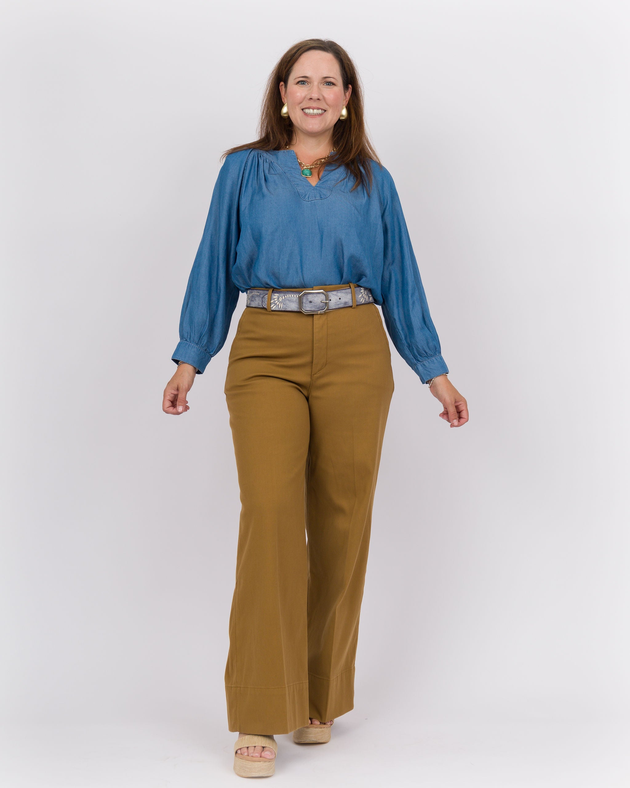 Spanx Stretch Twill Wide Leg Flax – Hip Chics Boutique