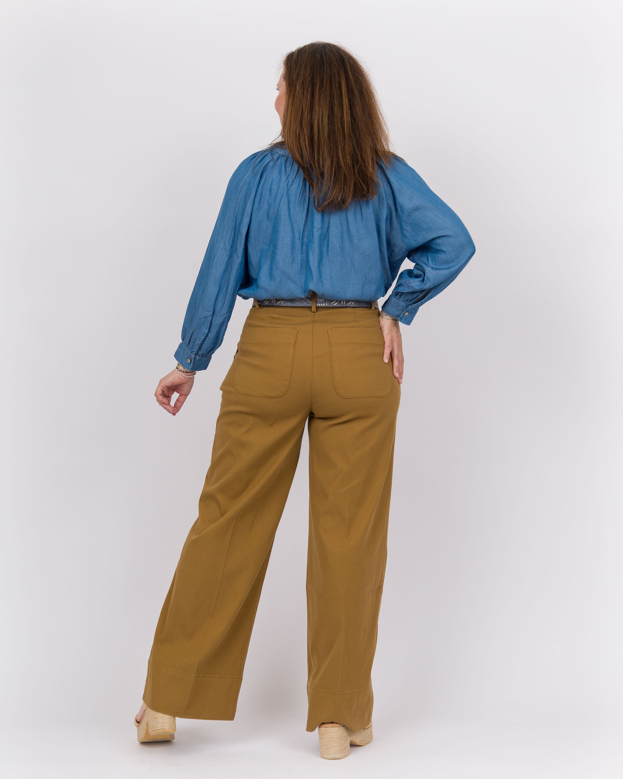 Spanx Stretch Twill Wide Leg Flax – Hip Chics Boutique