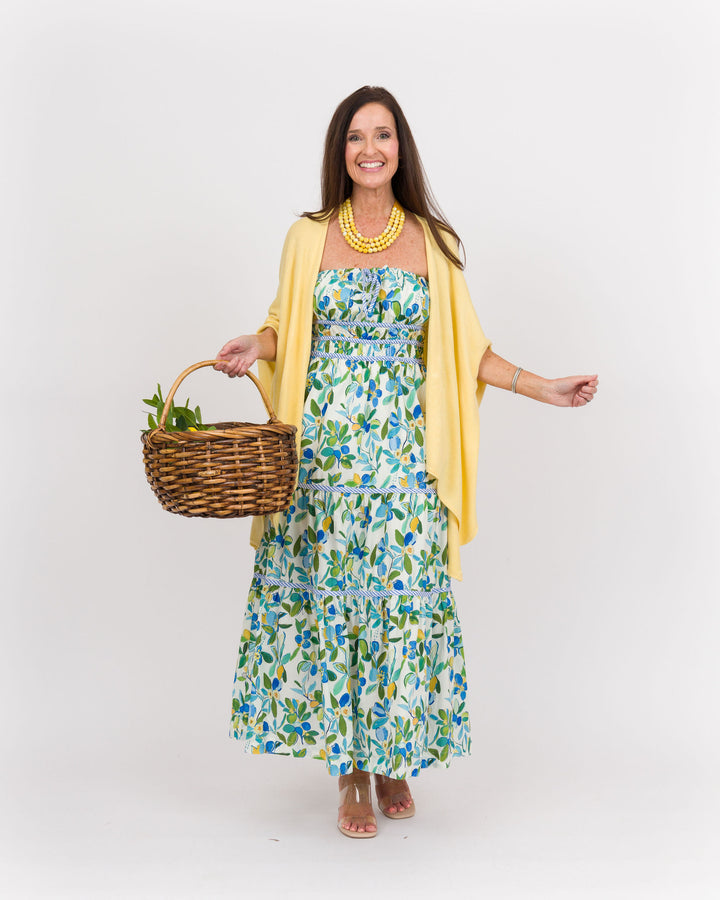 Bordeaux Cardi Wrap - Sunshine