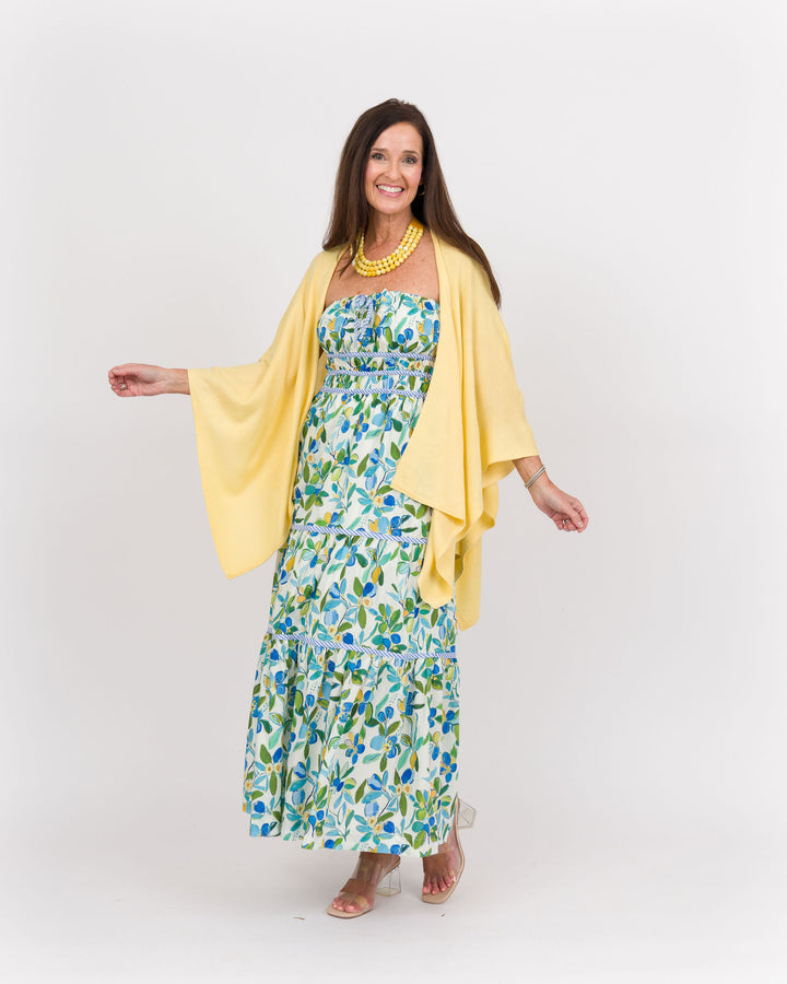 Bordeaux Cardi Wrap - Sunshine