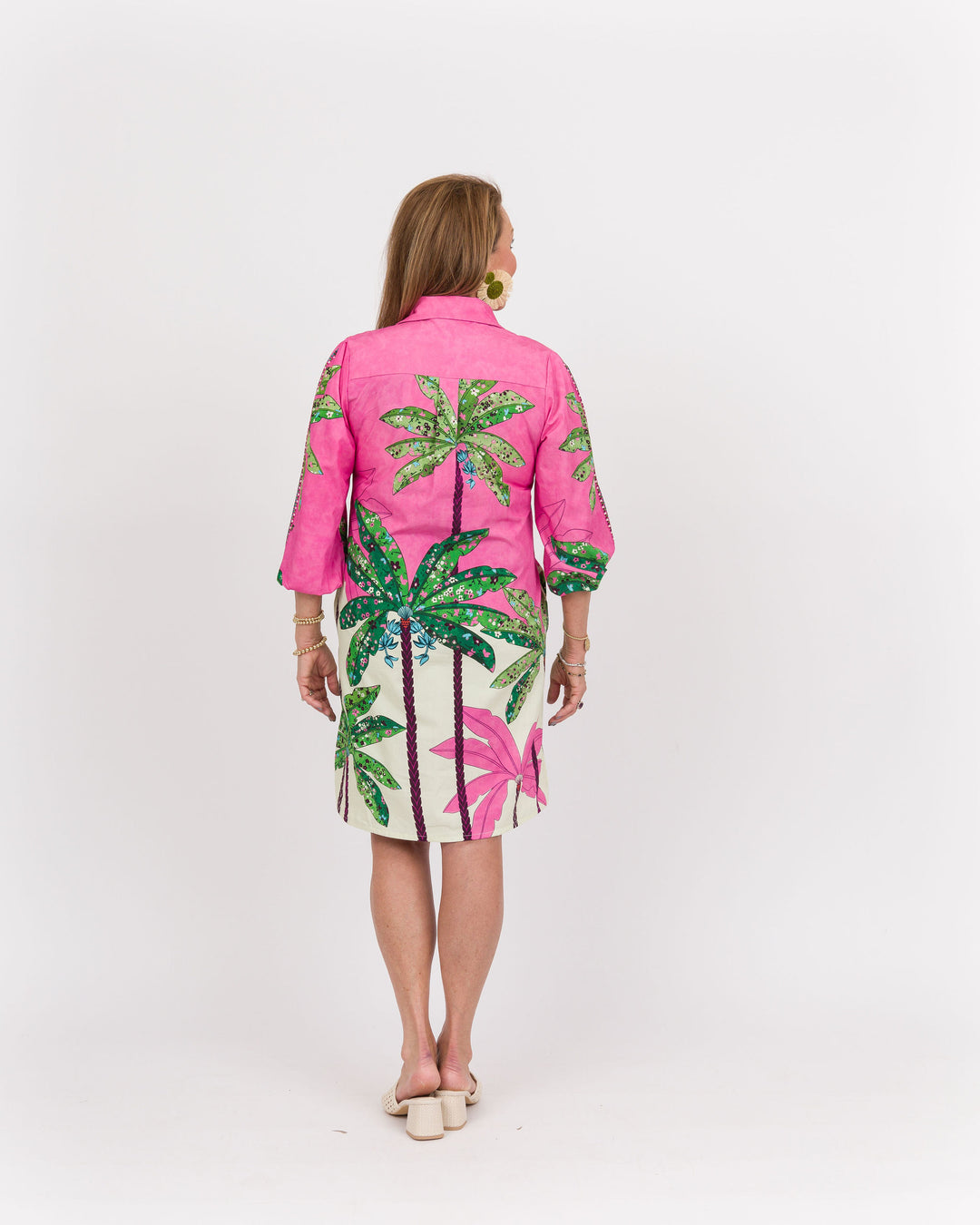 Ava Dress - Pink Tropics