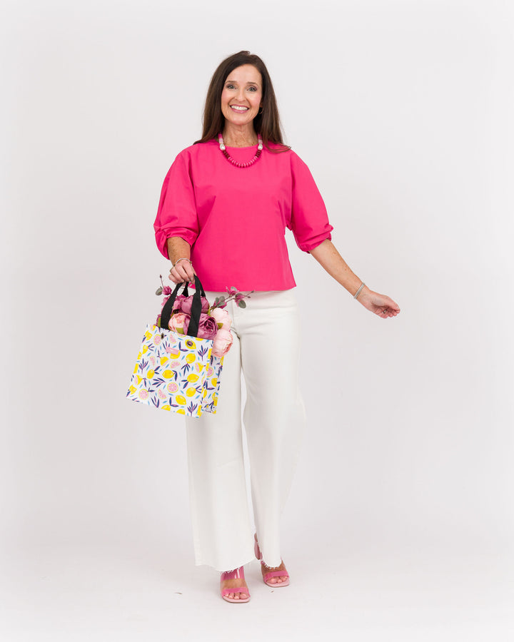 Longer Length Wide Leg White