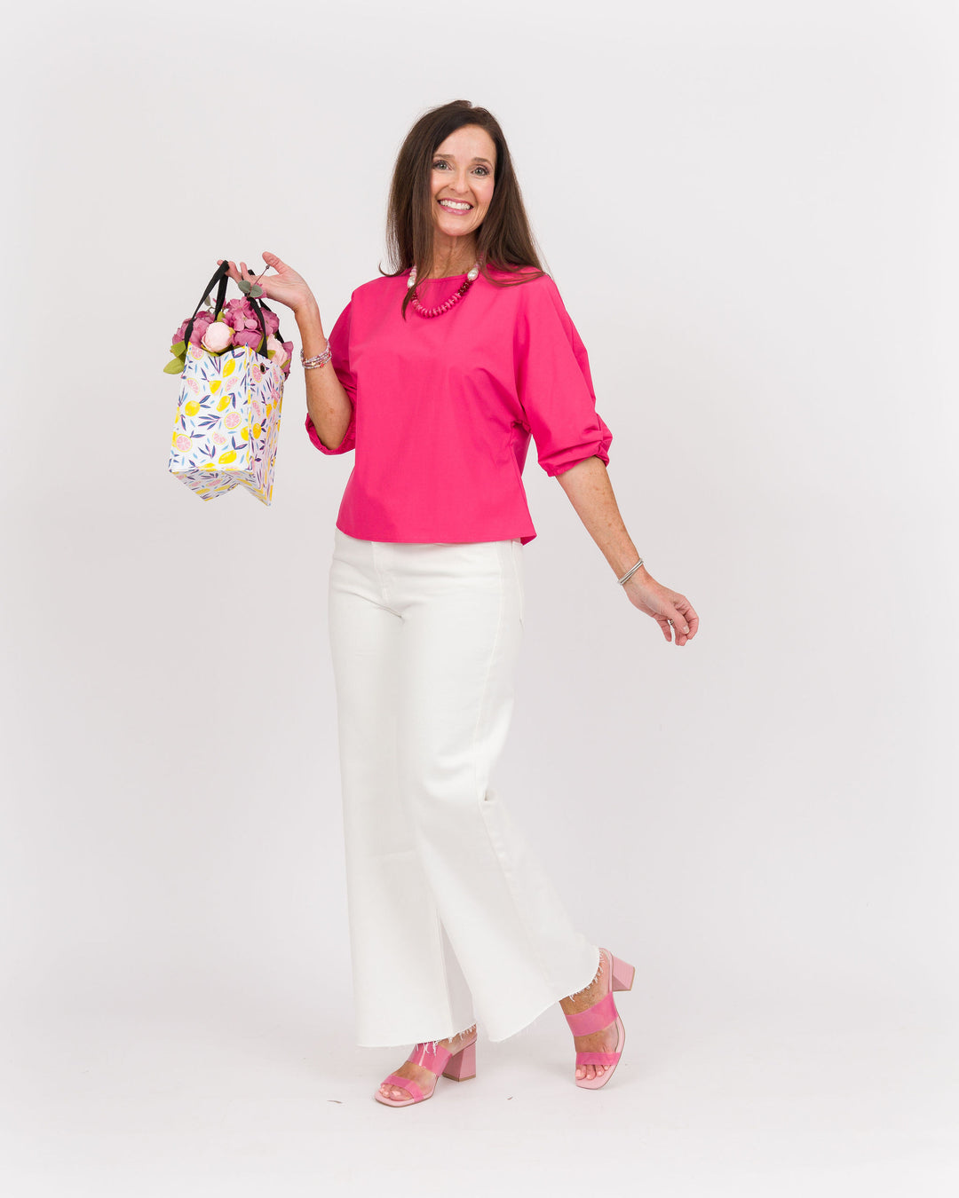 Longer Length Wide Leg White