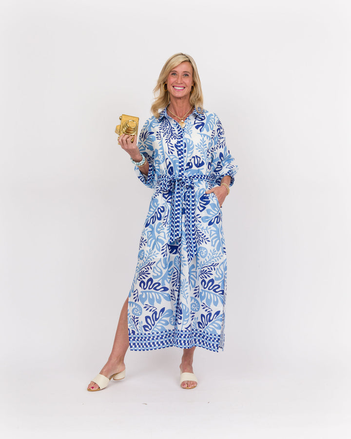 Lagoon Leaf Maxi Dress