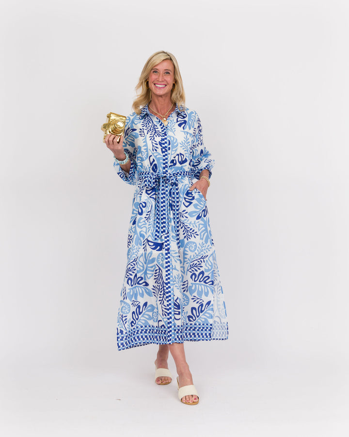 Lagoon Leaf Maxi Dress