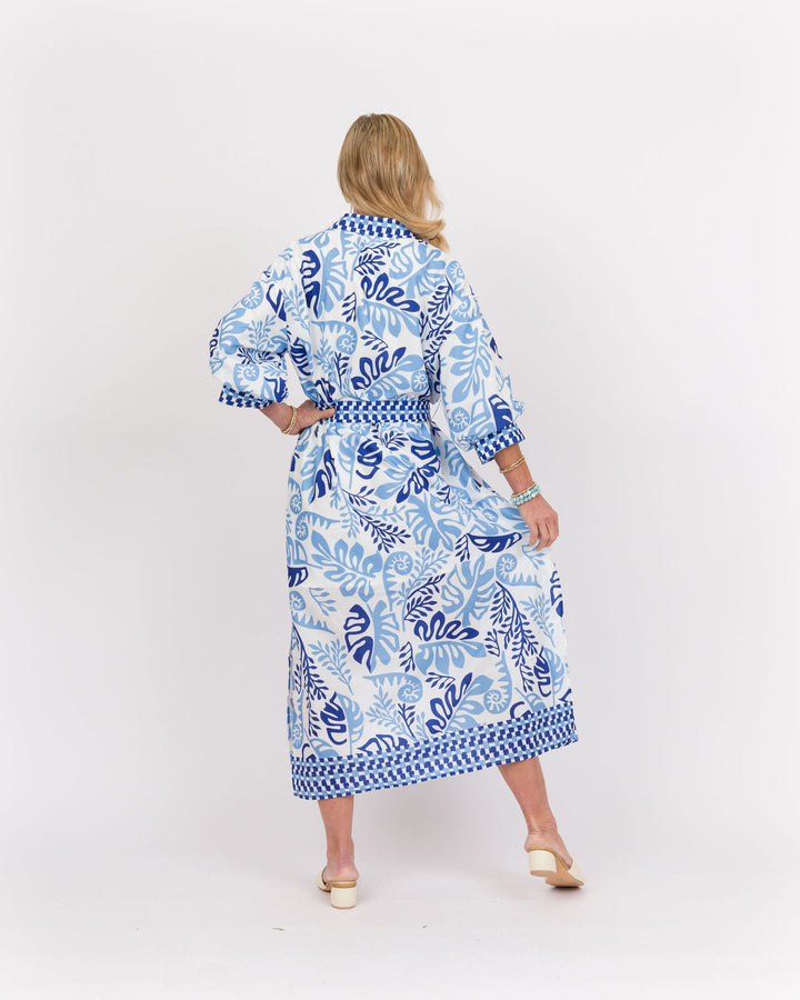 Lagoon Leaf Maxi Dress