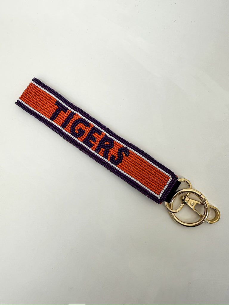 Game Day Beaded Key Chain