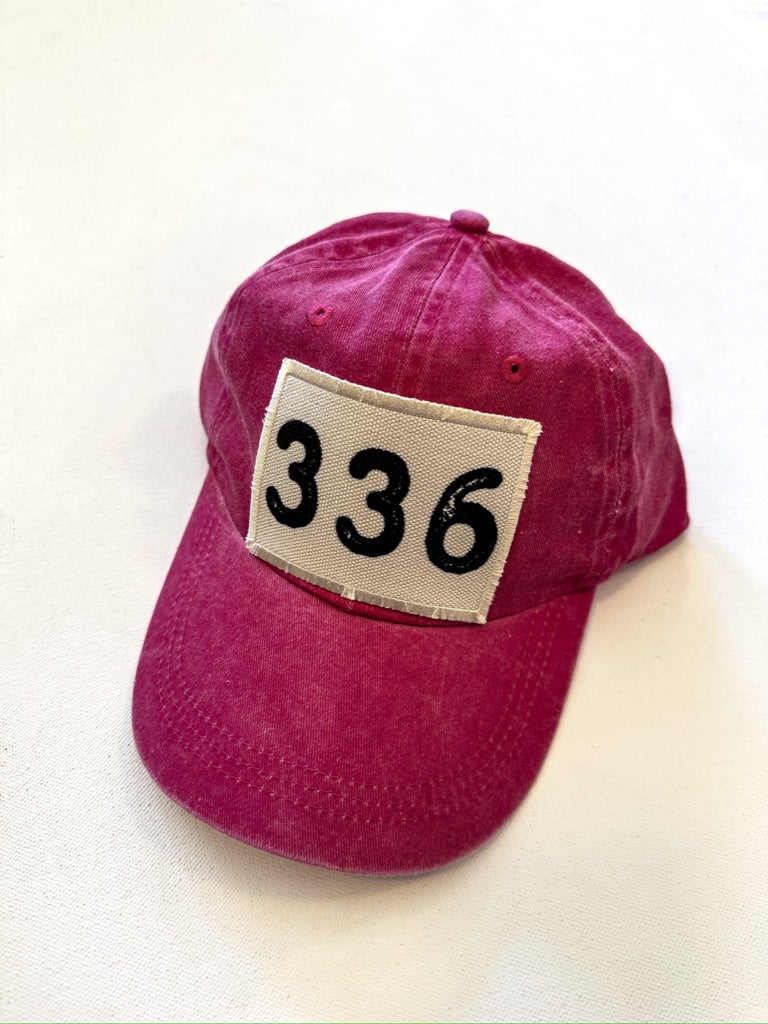 336 Area Code Hat - Pink