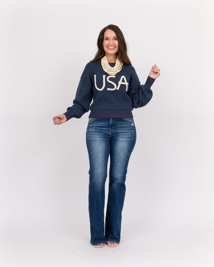 Navy USA Sweater