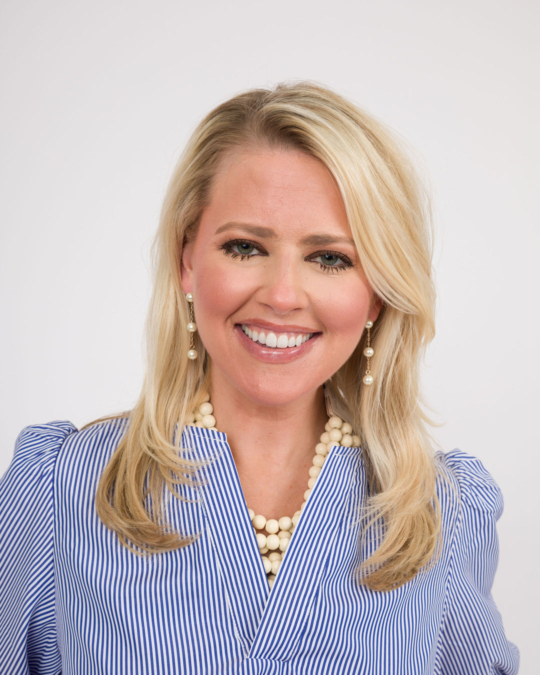 Three Pearl Bead Earrings