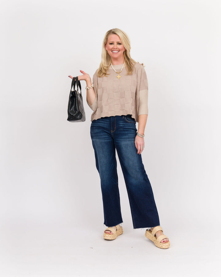 Kerisma Chessa Aja Top - Light Taupe