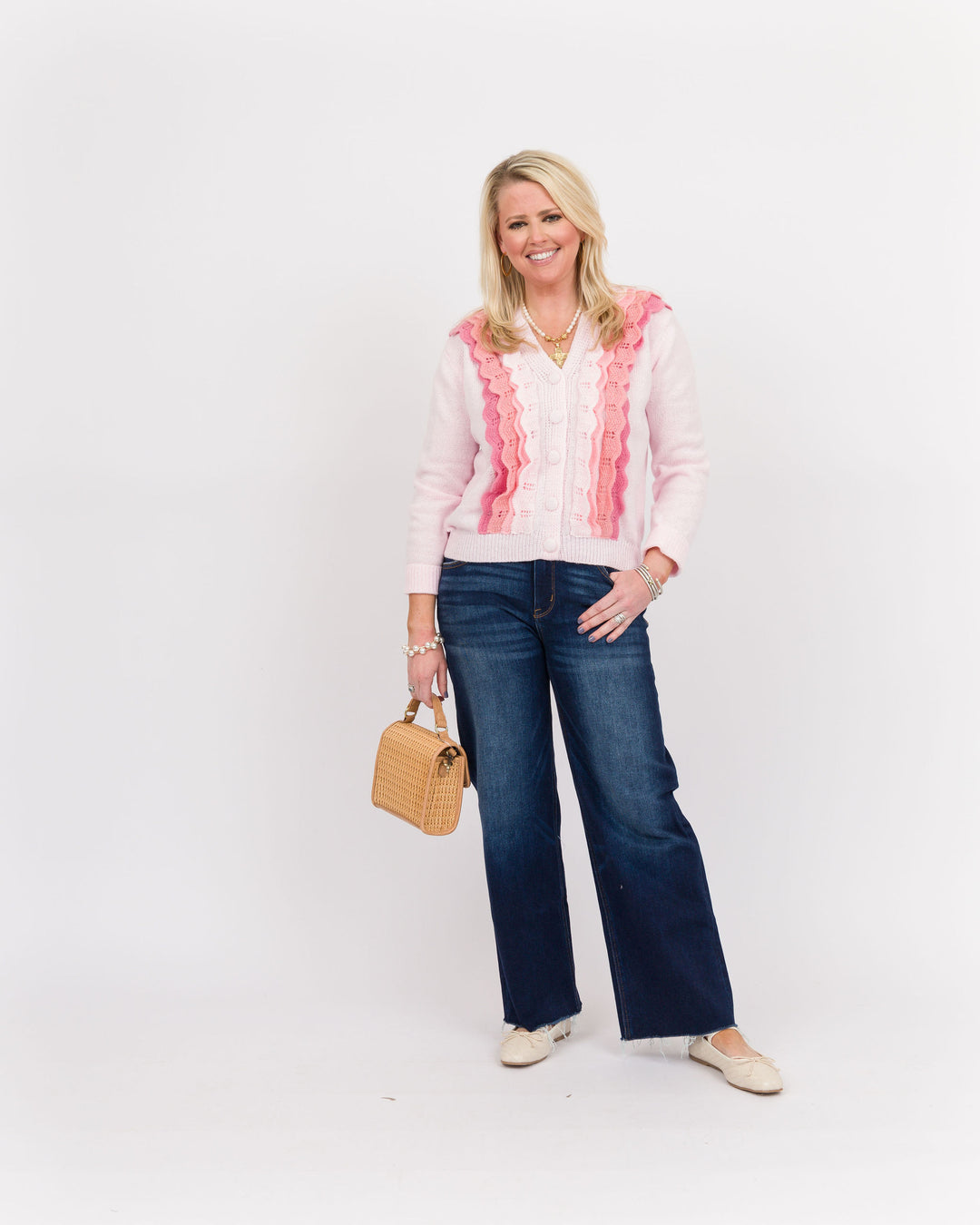 Pretty in Pinks Cardigan-Final Sale