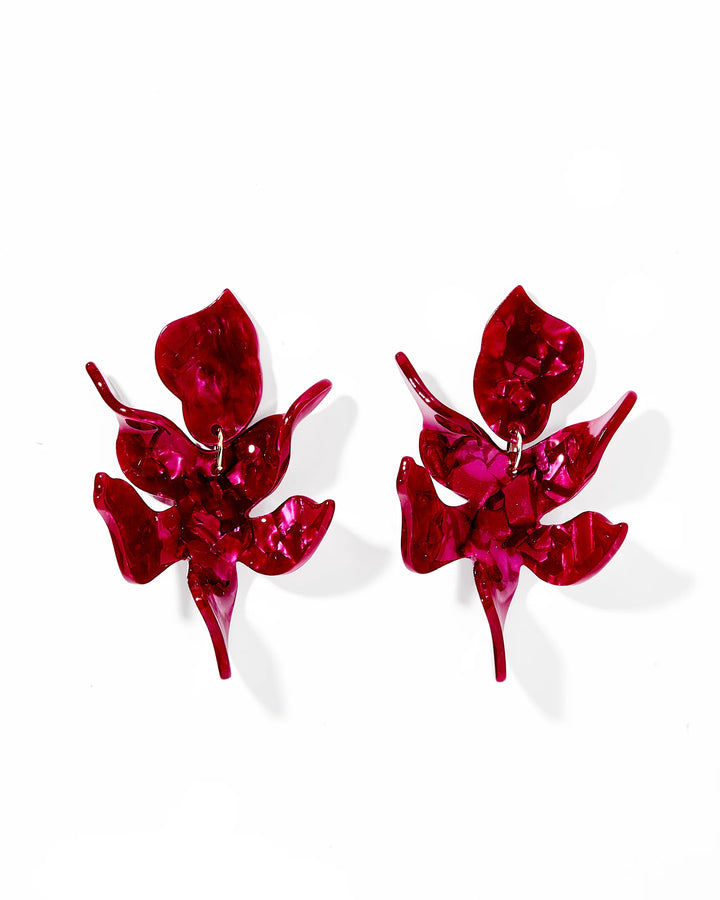Linny Co-Flora Pinot Noir Earrings