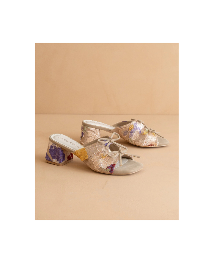 The Emerald Sandal - Floral