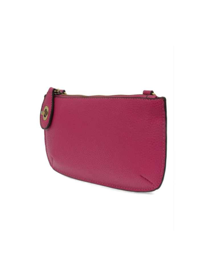 Joy Susan Fuchsia Mini Crossbody Wristlet Clutch