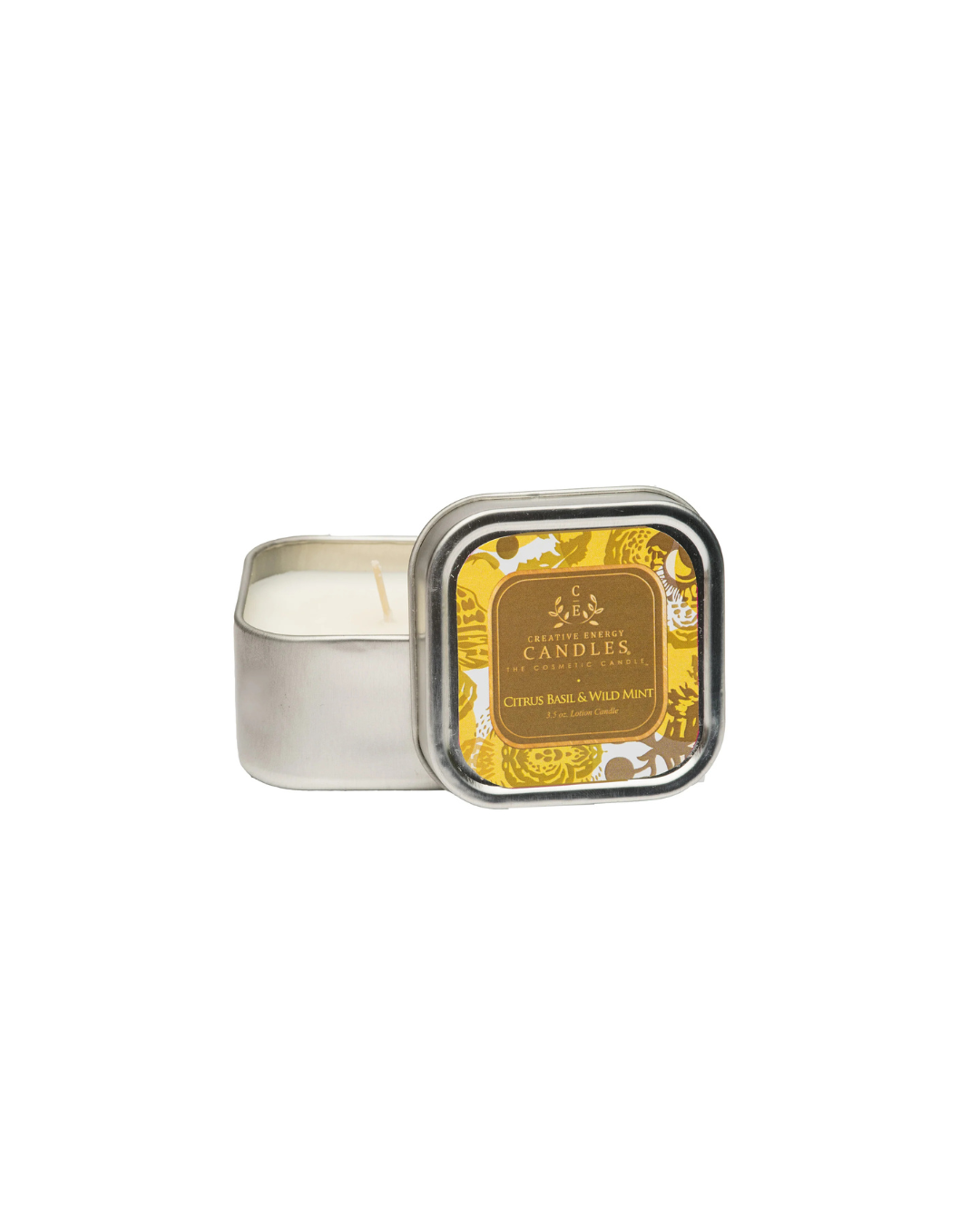 Citrus Basil &amp; Wild Mint Soy Lotion Candle