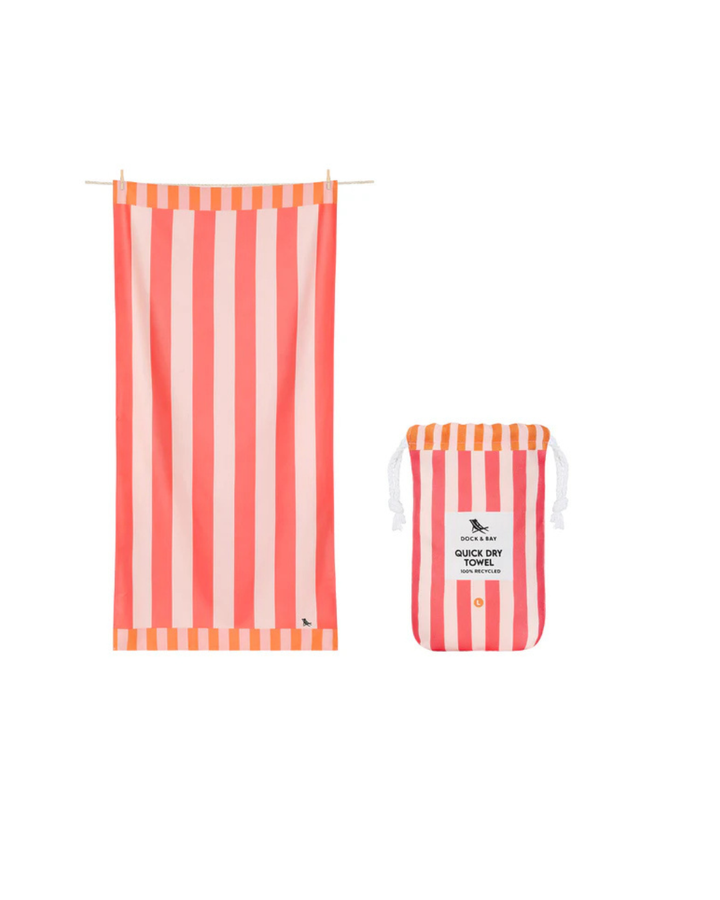 Quick Dry Towel - Raspberry Road Large