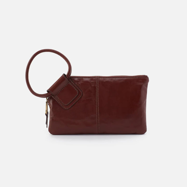 Hobo Sable Wristlet - Chocolate