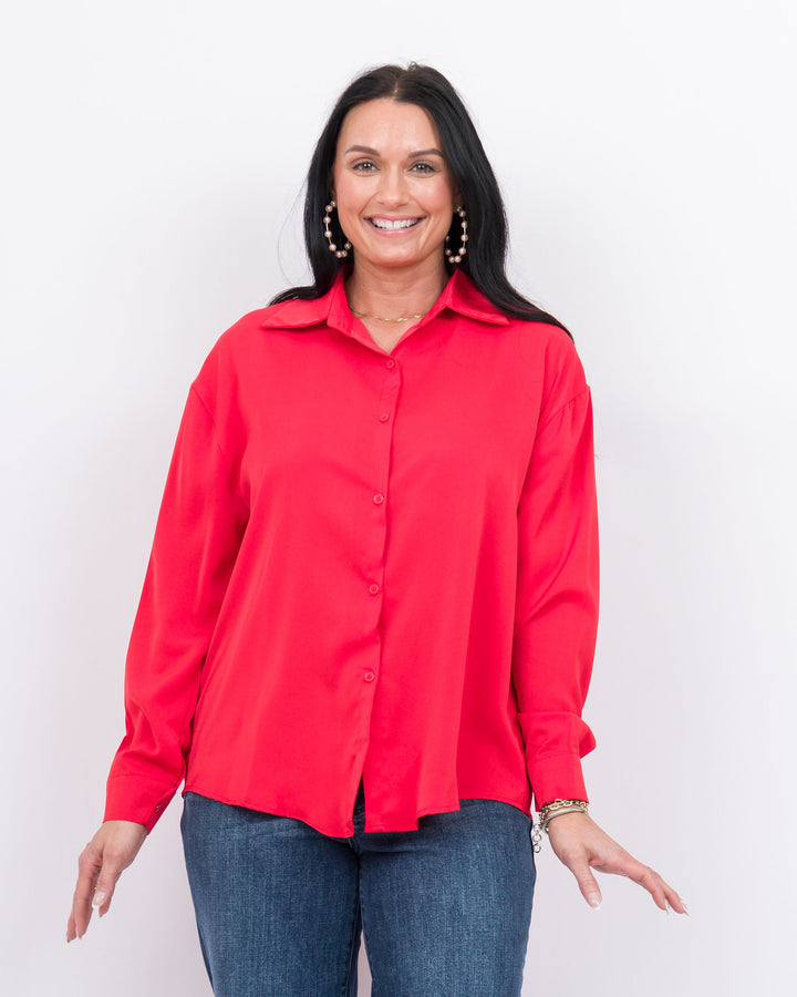 The Kathryn Shirt- Red