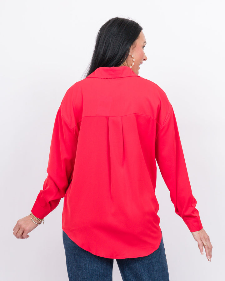 The Kathryn Shirt- Red