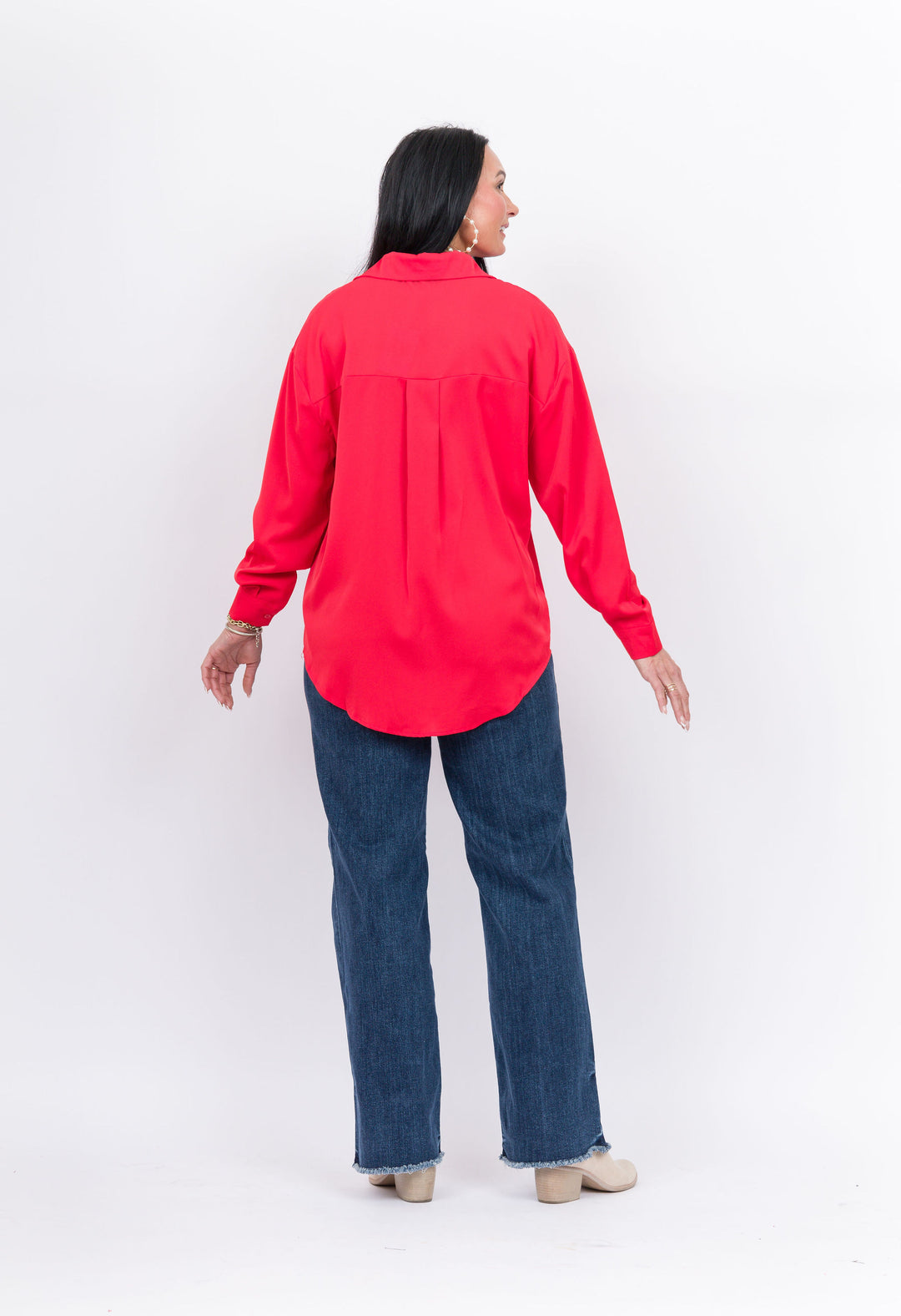 The Kathryn Shirt- Red