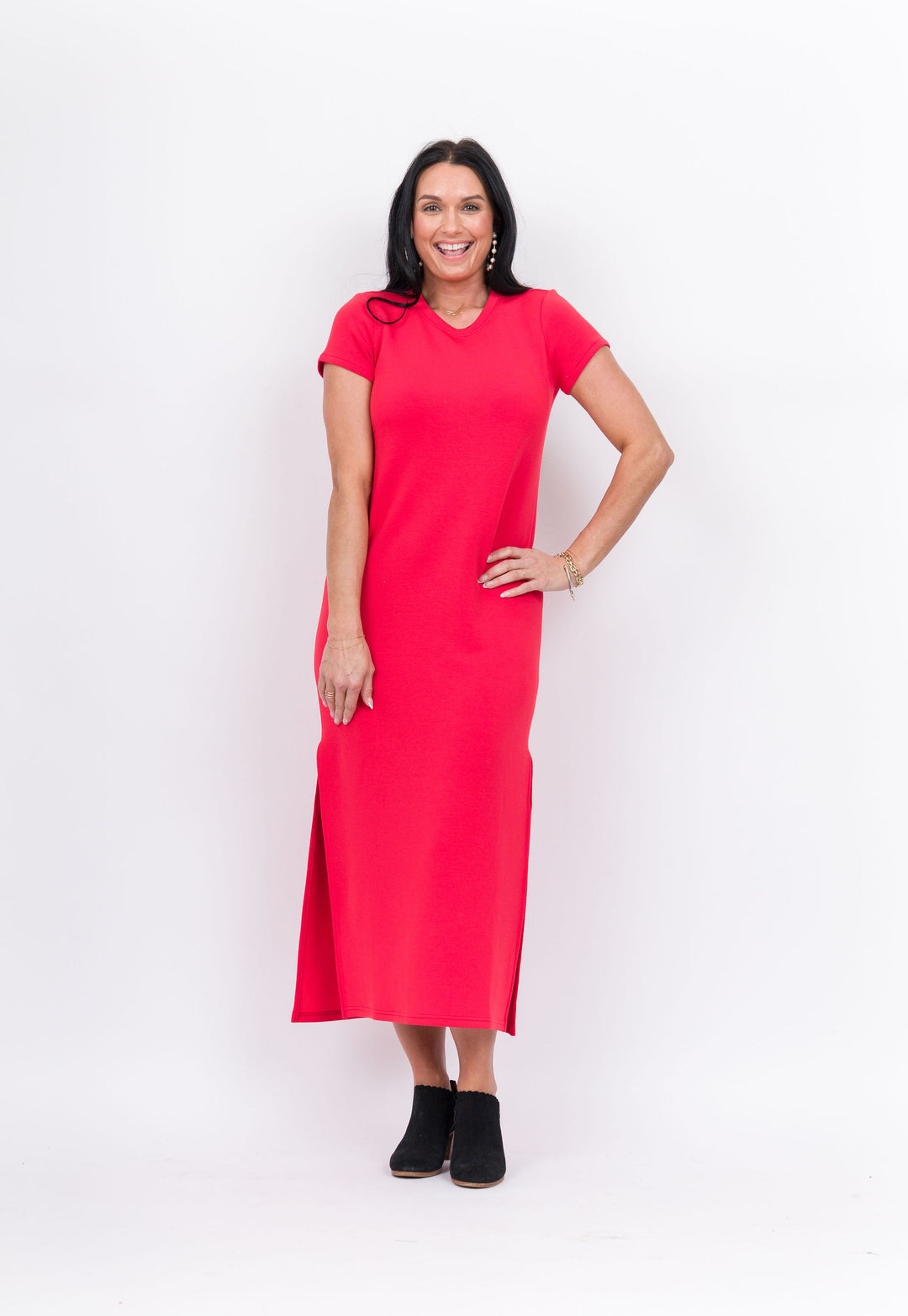 Spanx Air Essentials Maxi Dress - Red