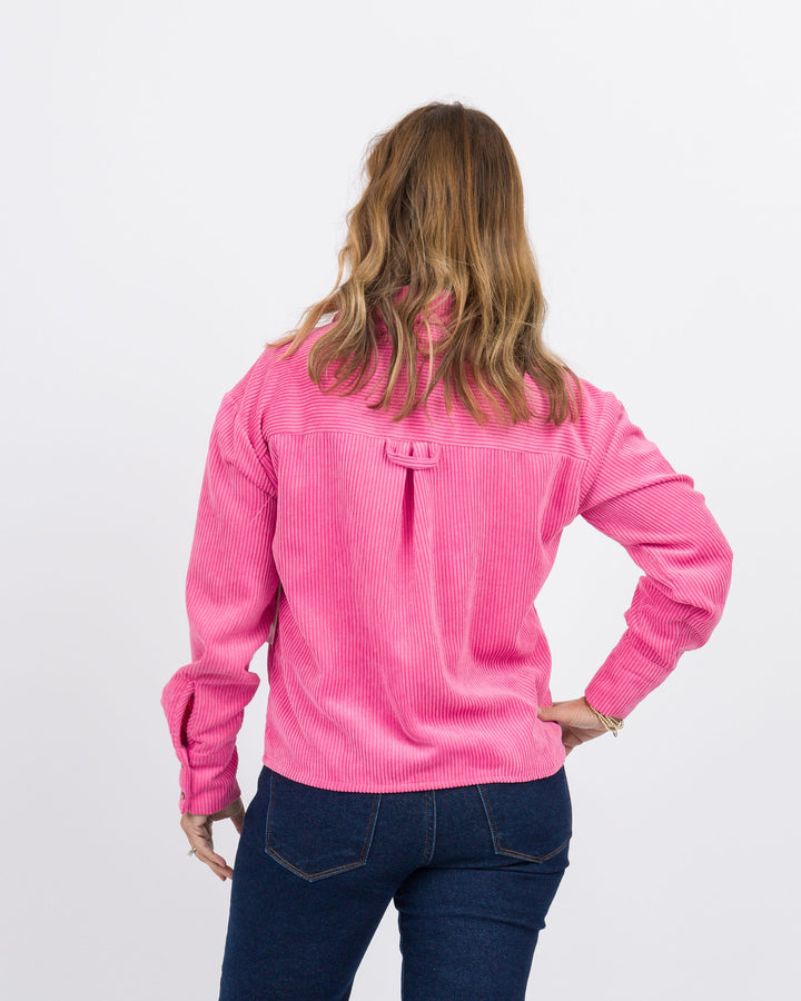 Cyndee Corduroy Jacket - Rose