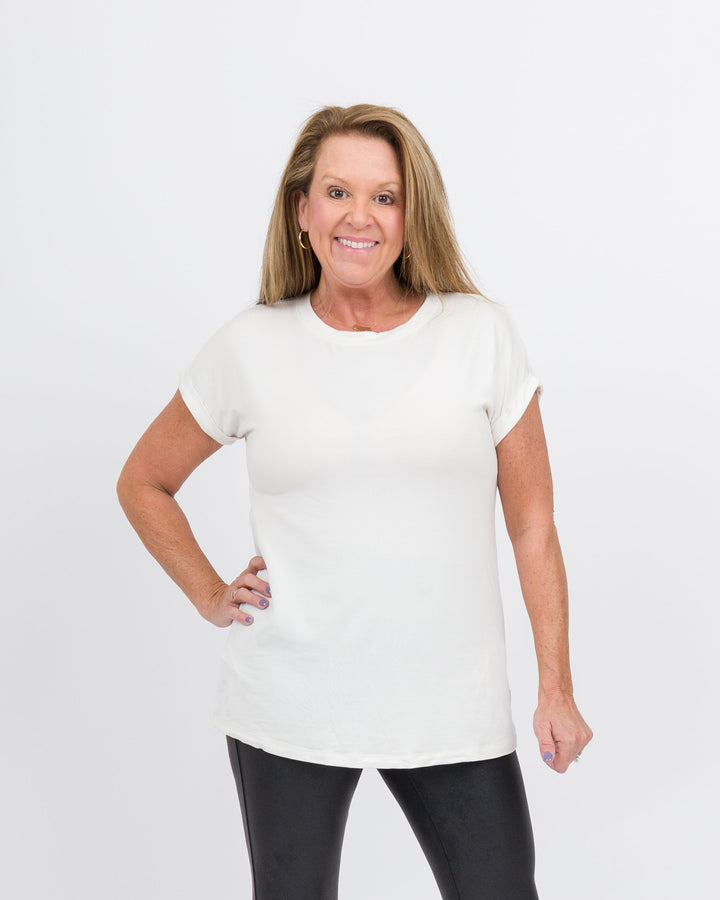 Boody Downtime Top Natural White