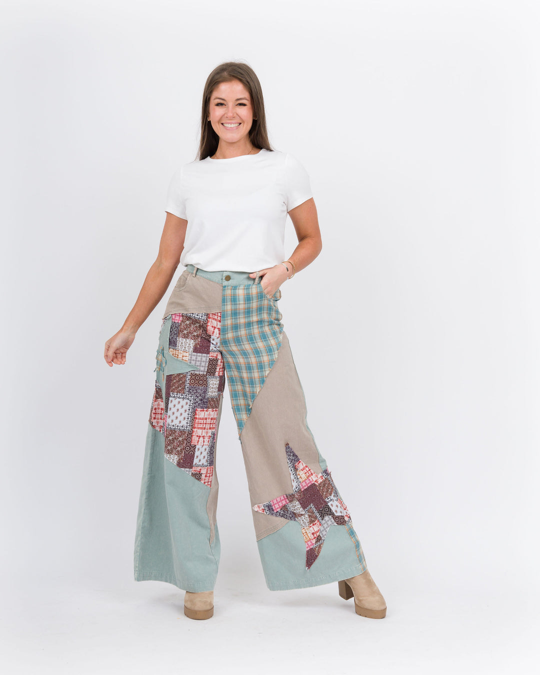 Lulu Patchwork Pants