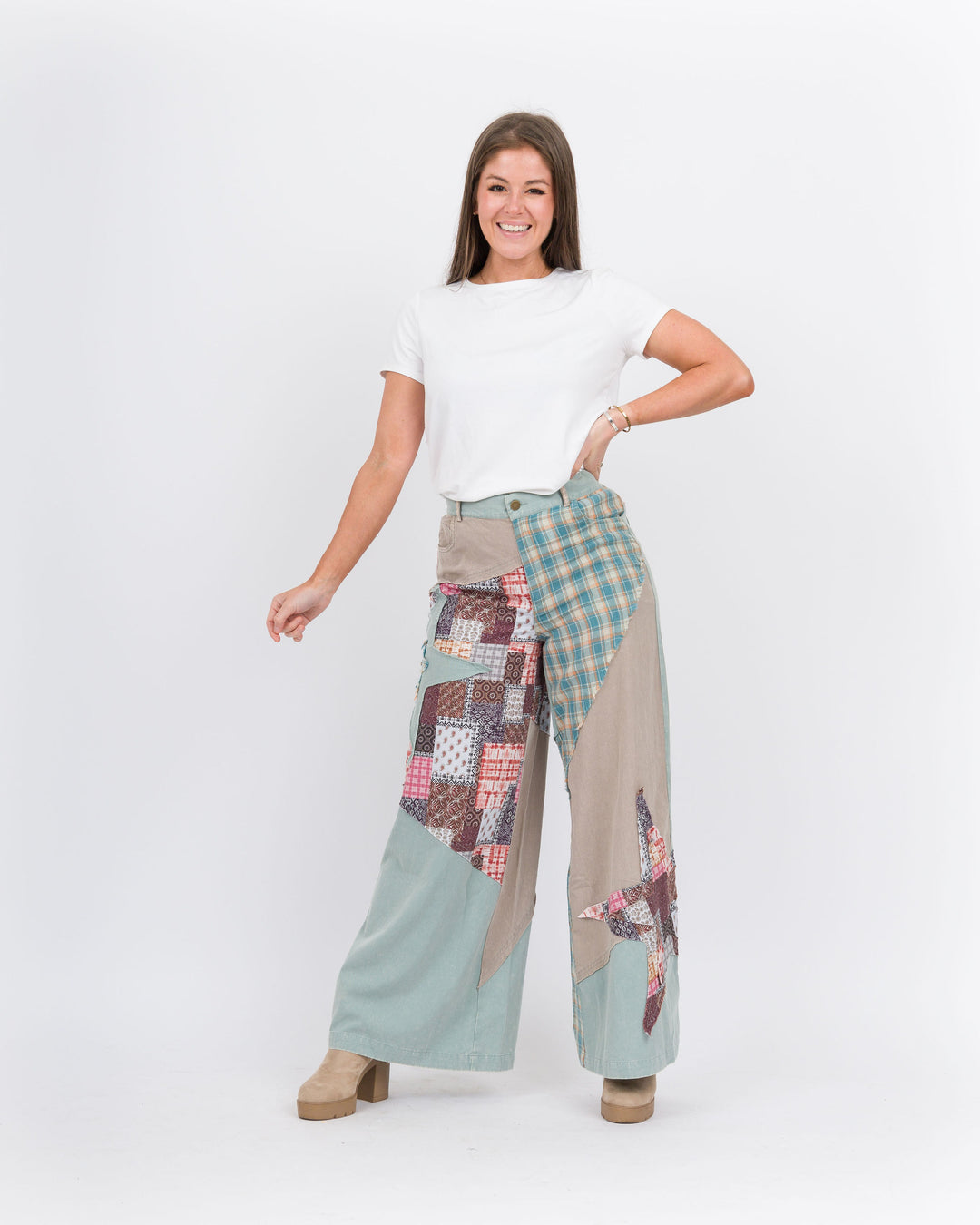 Lulu Patchwork Pants