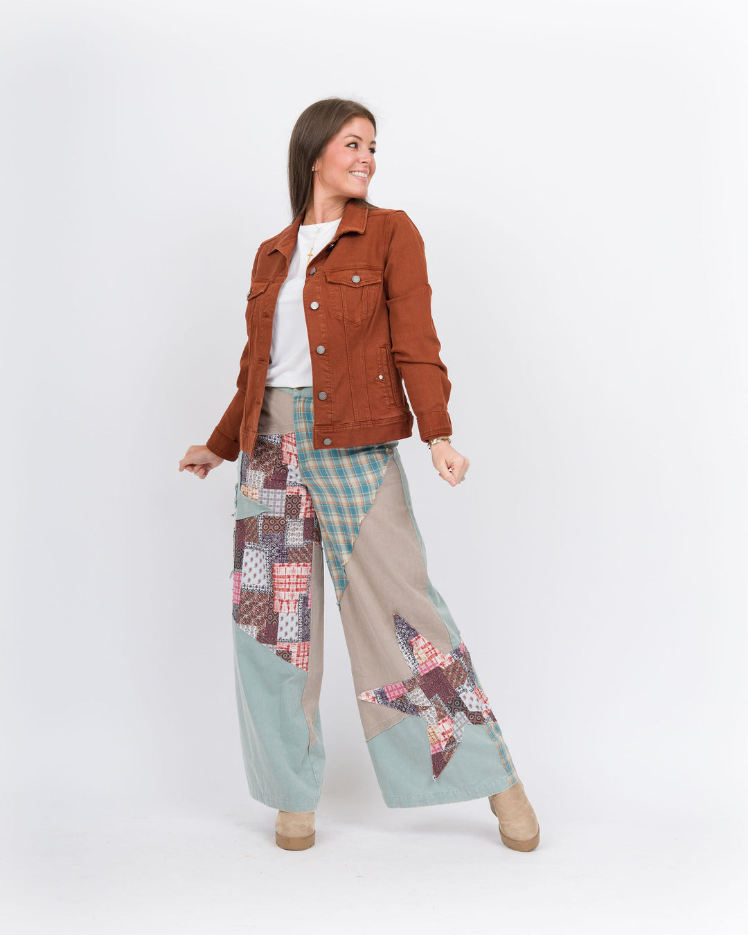 Lulu Patchwork Pants