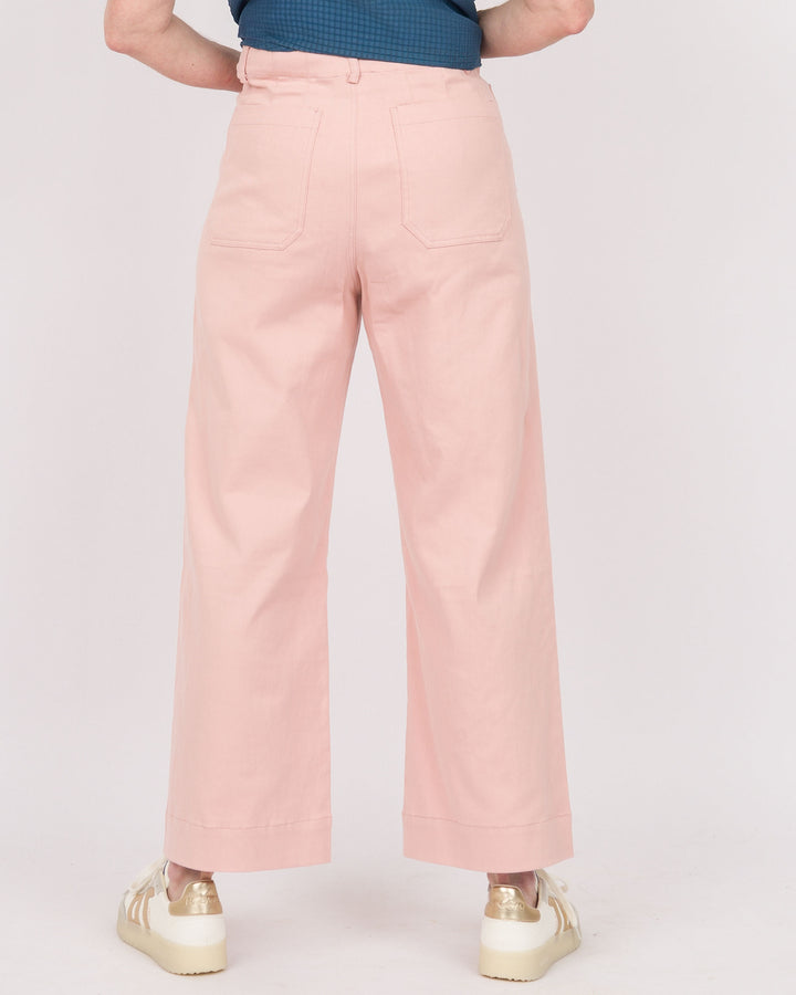 Sasha Wide Leg Pants-Dusty Rose