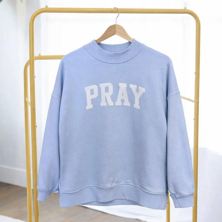 Reversible Hope/Pray Sweatshirt - Blue