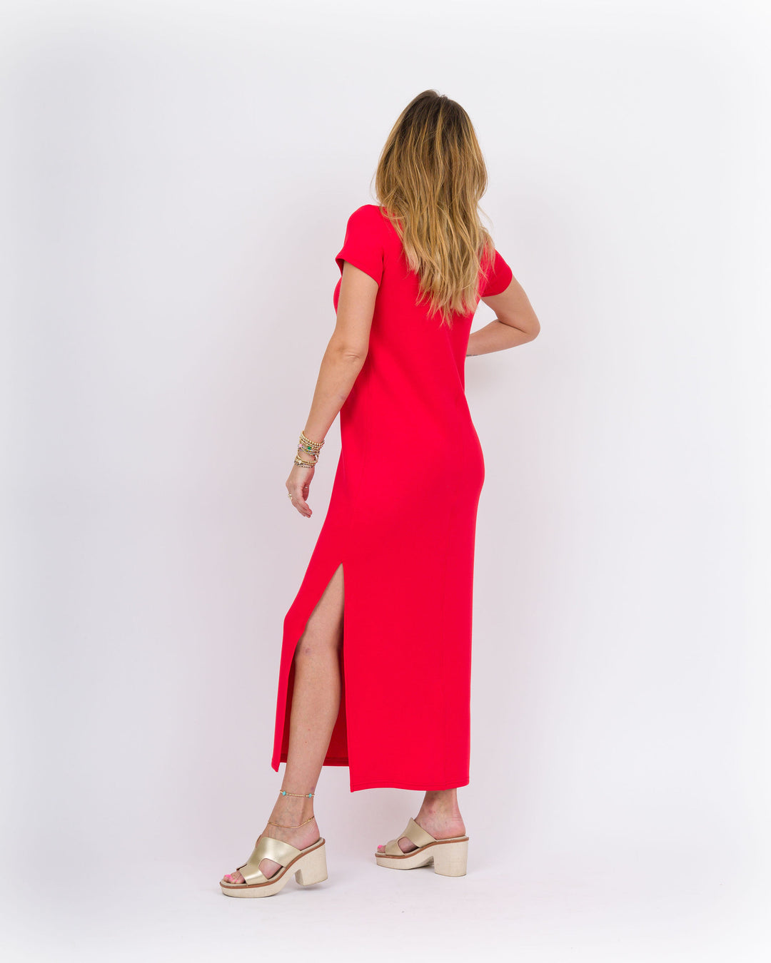 Spanx Air Essentials Maxi Dress - Red