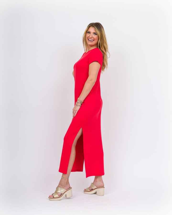 Spanx Air Essentials Maxi Dress - Red