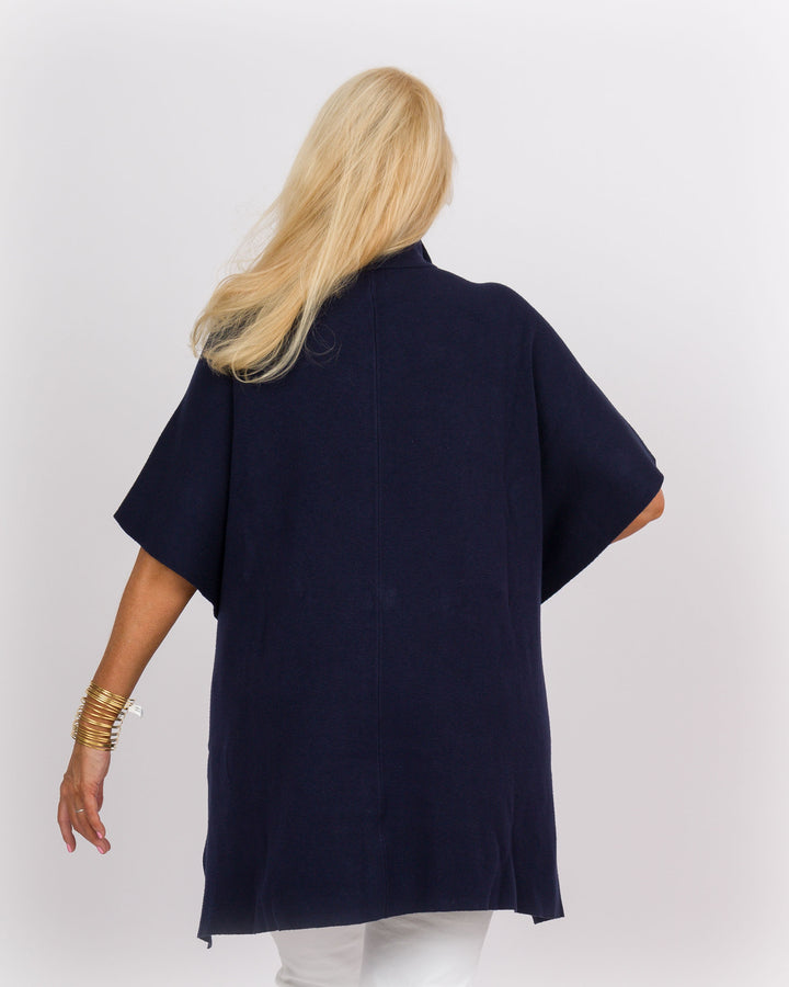 Navy Cape w/Gold Buttons