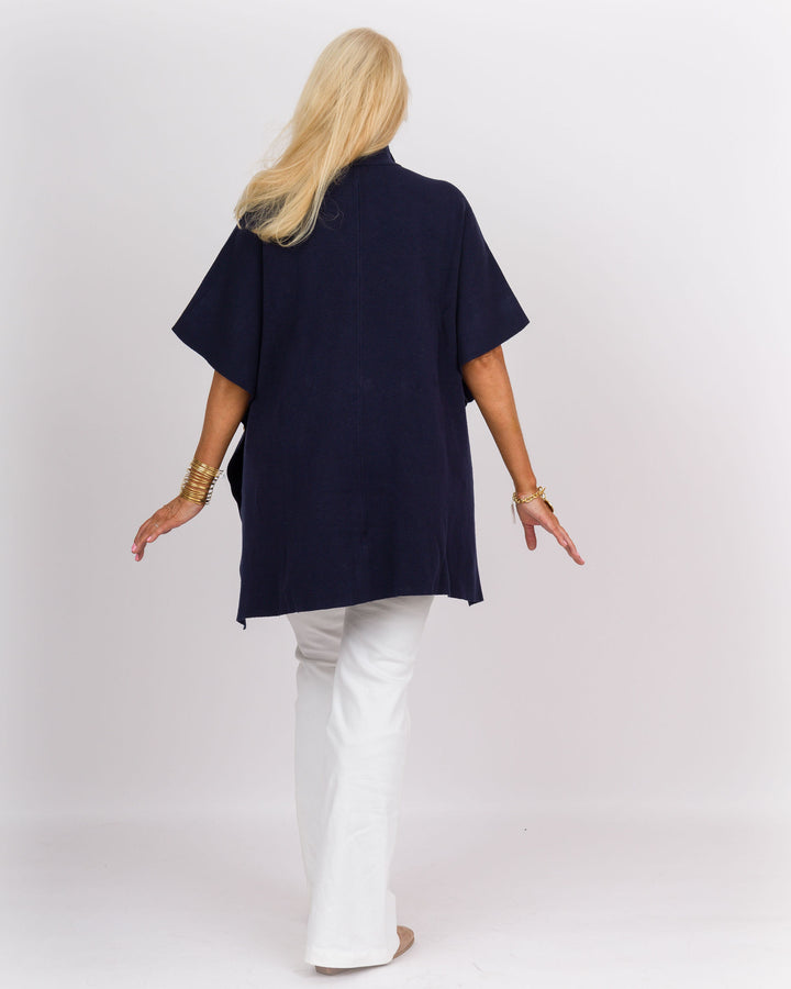 Navy Cape w/Gold Buttons