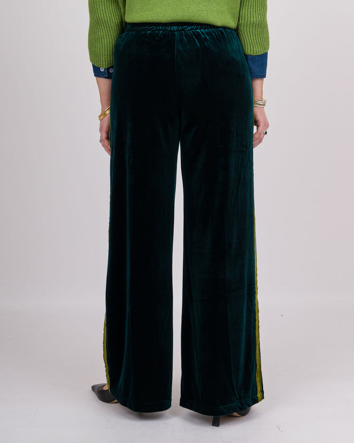 Vogue Velvet Pants Hunter