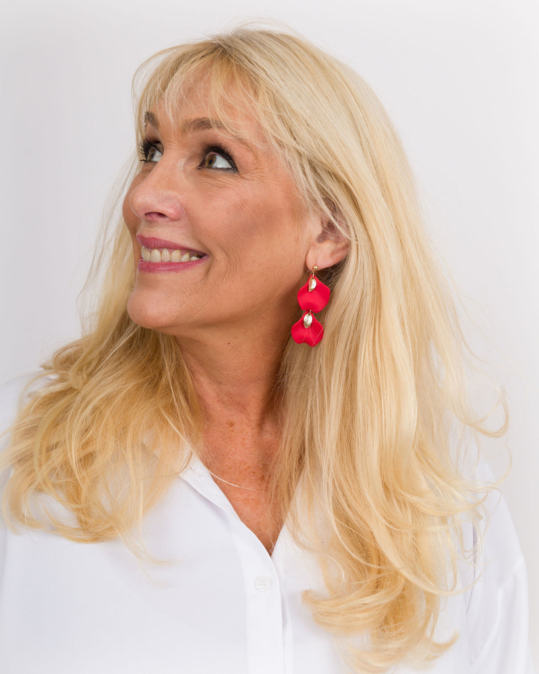 SM Trading Long Red Earrings