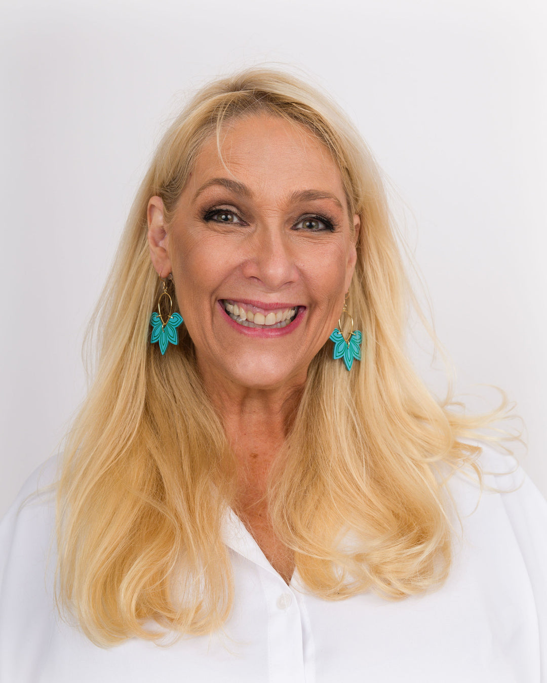 Nickel & Suede Floras Turquoise