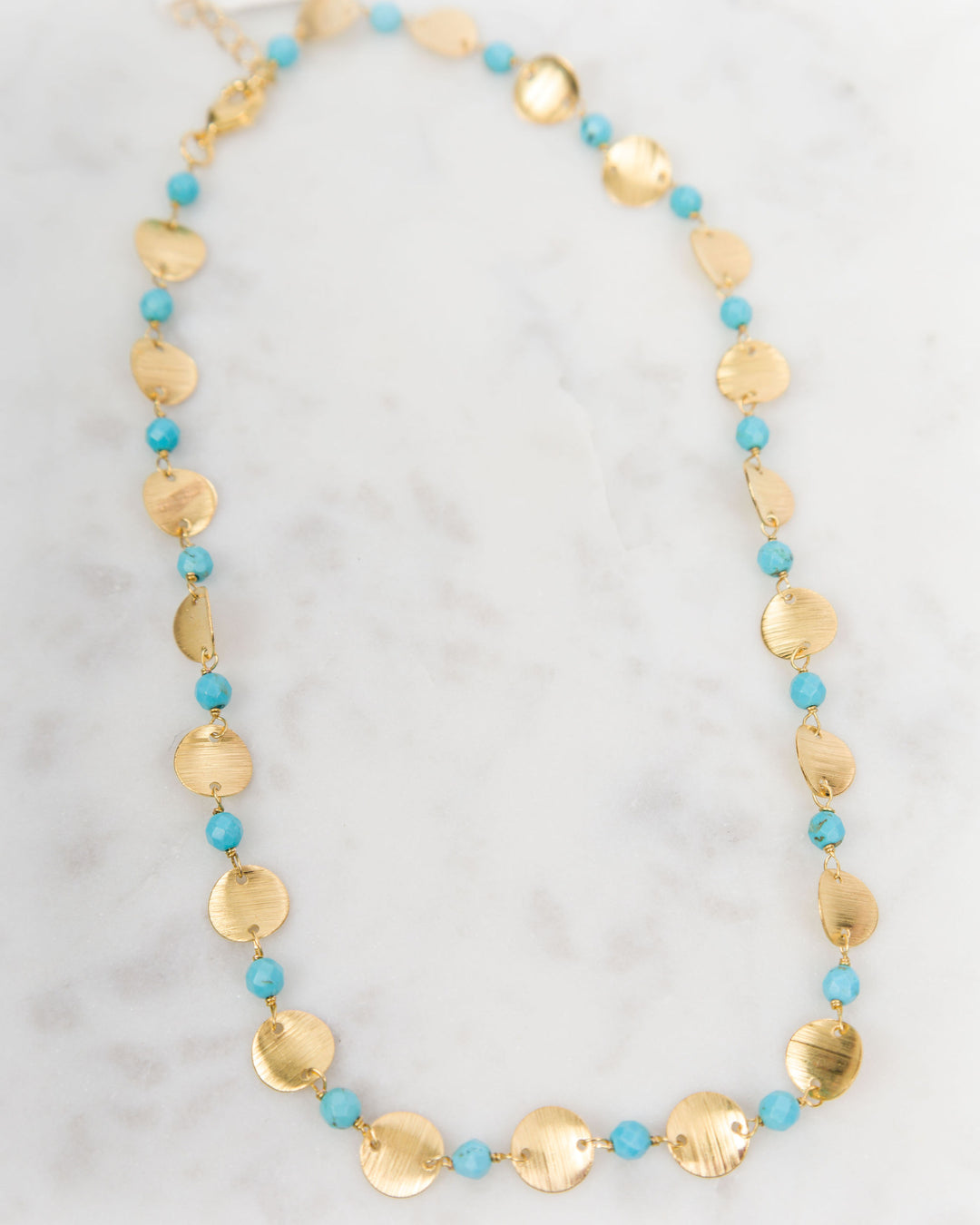 Creative Brazil TS Stone Necklace Hilton Turquoise