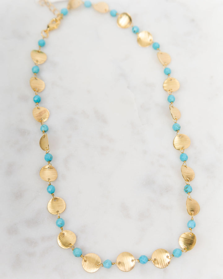 Creative Brazil TS Stone Necklace Hilton Turquoise
