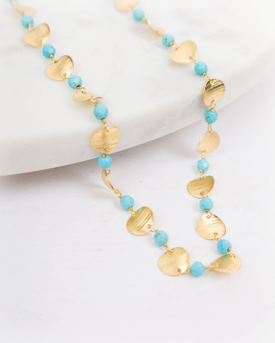 Creative Brazil TS Stone Necklace Hilton Turquoise